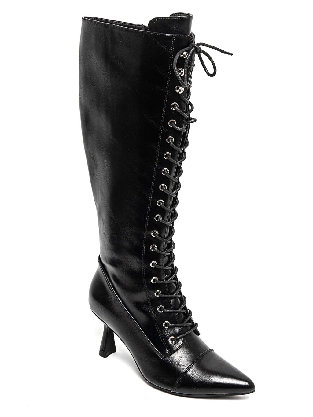 Bottes Élégantes à Lacets Sous le Genou – Confort & Style Intemporel