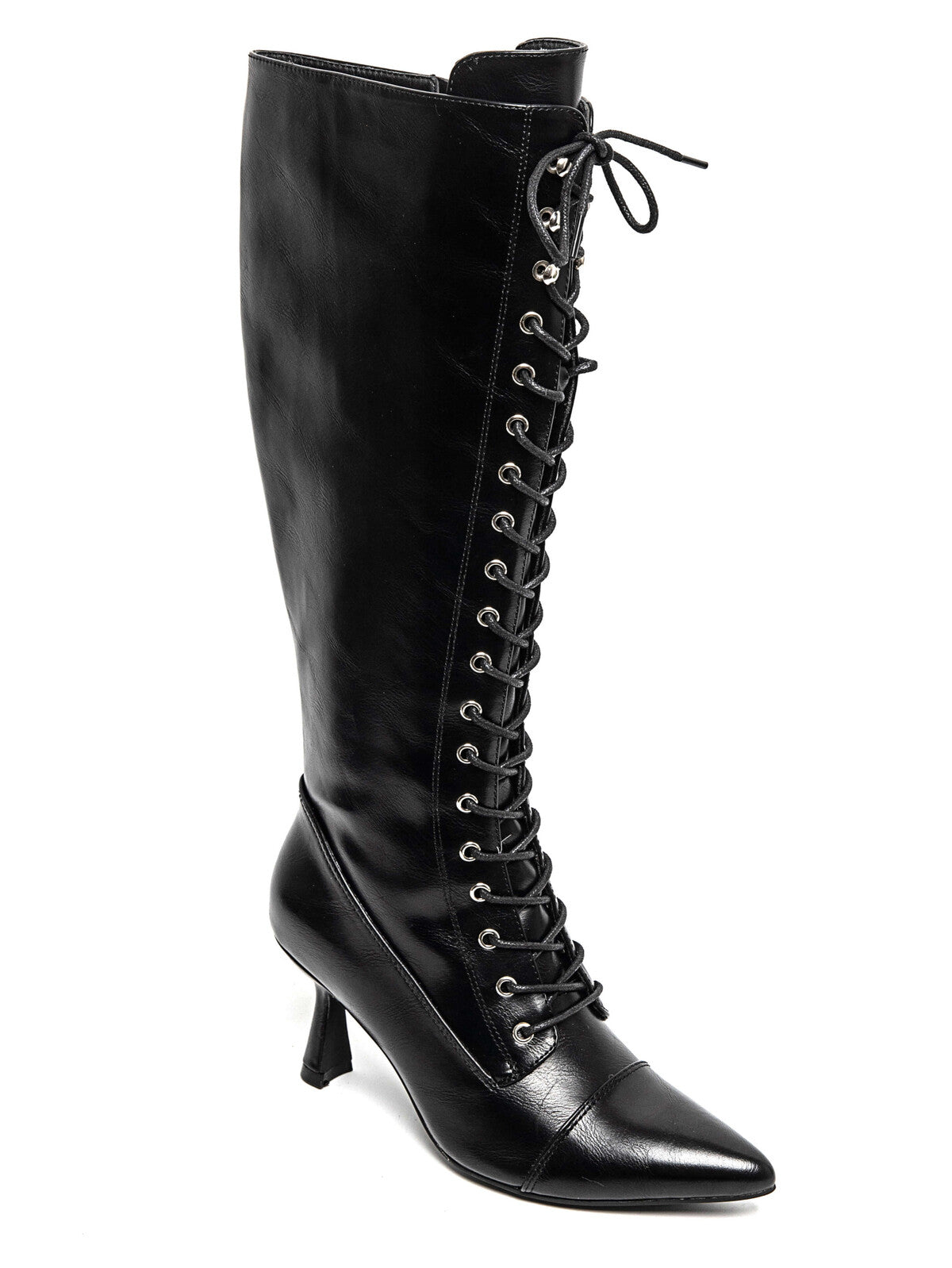 Bottes Élégantes à Lacets Sous le Genou – Confort & Style Intemporel