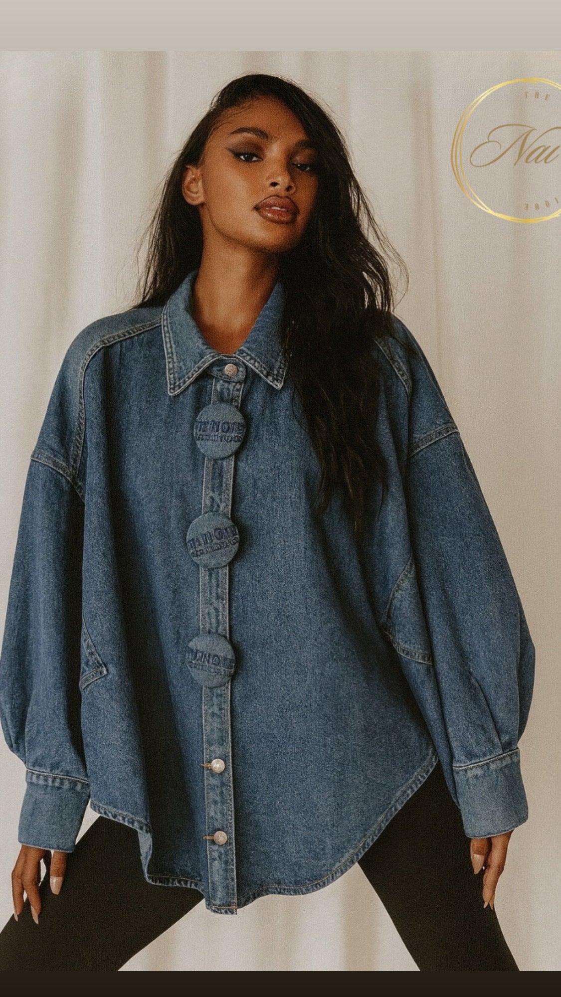 Surchemise en Jean Oversize