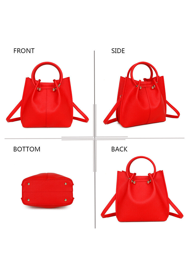 Sac Mini Cabas Rouge Intense