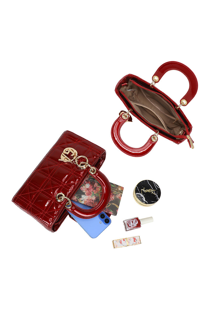 Sac Cabas Verni rectangulaire