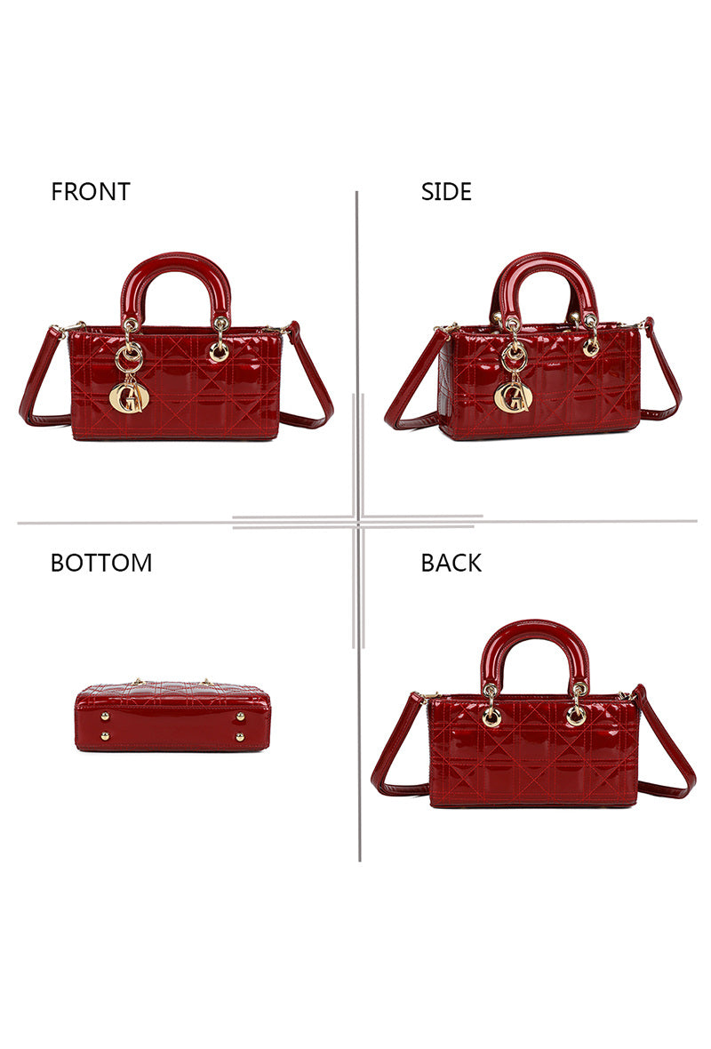 Sac Cabas Verni rectangulaire